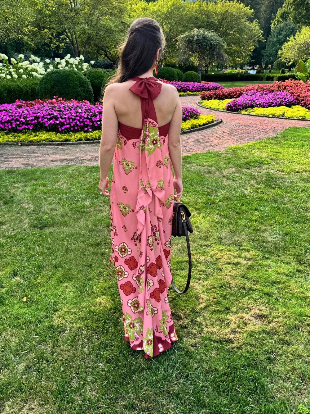 MESTIZA Adelina Flamingo Flourish Maxi Dress